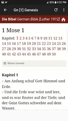 German Luther Bible android App screenshot 4