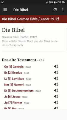 German Luther Bible android App screenshot 6