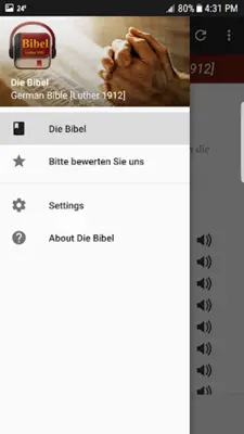 German Luther Bible android App screenshot 7